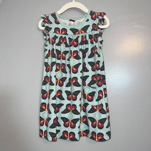Tea Collection Other - Tea Collection Butterfly Mighty Mini Dress Size 5